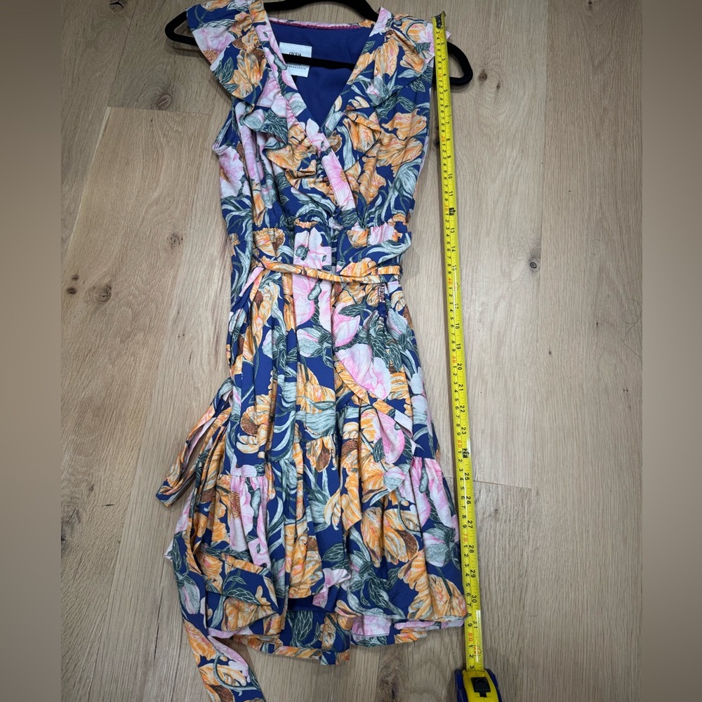 Anthropologie Floral Wrap Dress - Picture 12 of 13